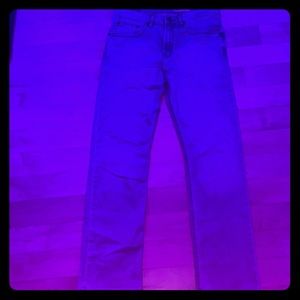 Jeans, white washed, fit, comfortable